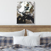 Meereis und Sedimente in Nunavut, Kanada Leinwanddruck (Insitu (Schlafzimmer))