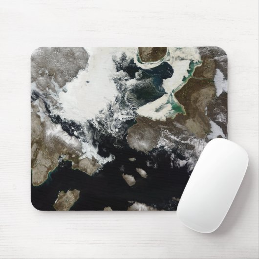 Meereis und Sedimente in Nunavut, Kanada Mousepad (Mit Mouse)