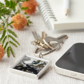 Meereis und Sedimente in Nunavut, Kanada Schlüsselanhänger (Seite)