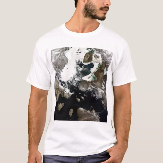 Meereis und Sedimente in Nunavut, Kanada T-Shirt (Vorderseite)