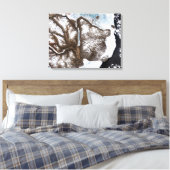 Meereislinien im Osten Grönlands Leinwanddruck (Insitu (Schlafzimmer))