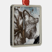 Meereislinien im Osten Grönlands Ornament Aus Metall (Rechts)