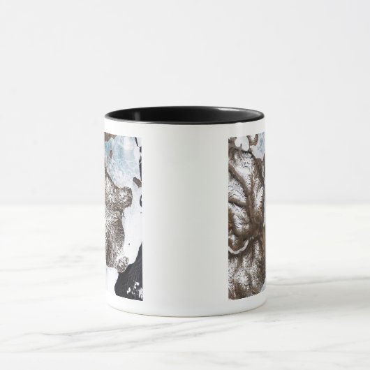 Meereislinien im Osten Grönlands Tasse (Zentrum)