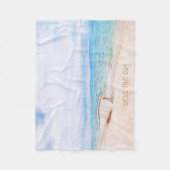 Meeres-Der Tag erbarmungslos Fischerboot Fleecedecke (Vorderseite)