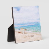 Meeres-Der Tag erbarmungslos Fischerboot Fotoplatte (Vorderseite)