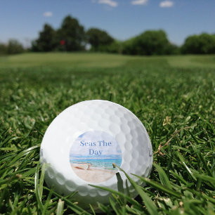Meeres-Der Tag erbarmungslos Fischerboot Golfball