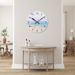 Meeres-Der Tag erbarmungslos Fischerboot Runde Wanduhr