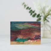Meeres Schatz Postkarte (Stehend Vorderseite)