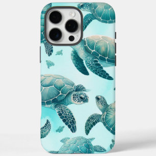 Meeres-Schildkröten Freunde iPhone 16 Pro Max Hülle