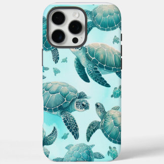 Meeres-Schildkröten Freunde iPhone 16 Pro Max Hülle