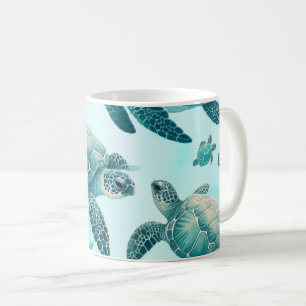 Meeres-Schildkröten Freunde Kaffeetasse