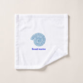 Meeres Schönheit Badhandtuch Set (Waschlappen)