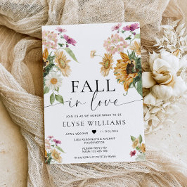 Meeres Sonnenblumen Rückgang in der Liebe Herbst B Einladung