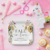 Meeres Sonnenblumen Rückgang in der Liebe Herbst B Pappteller (Party)