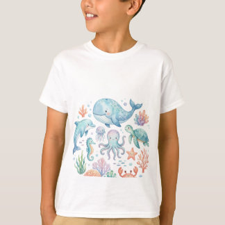 Meeres-Tiere T-Shirt