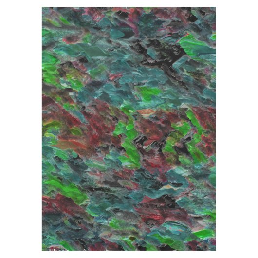 Meeresalgen oder Seekorallen mit Wellenwirkung Tischdecke (Vorderseite)