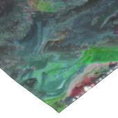 Meeresalgen oder Seekorallen mit Wellenwirkung Tischdecke (Schrägansicht)