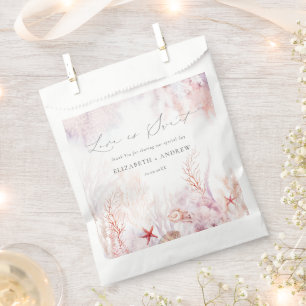 Meeresalgen Seashell Watercolor Wedding Geschenktütchen