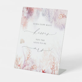 Meeresalgen | Seashell Wie viele Kisses Sockelschild