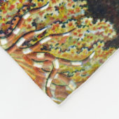 Meeresanemone Wissenschaftlicher Natur Fleecedecke (Ecke)