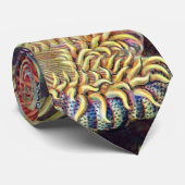 Meeresanemone Wissenschaftlicher Natur Krawatte (Gerollt)