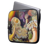Meeresanemone Wissenschaftlicher Natur Laptopschutzhülle (Vorderseite Links)