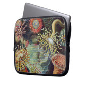 Meeresanemone Wissenschaftlicher Natur Laptopschutzhülle (Vorderseite Links)