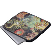 Meeresanemone Wissenschaftlicher Natur Laptopschutzhülle (Vorne Knopf)