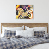 Meeresanemone Wissenschaftlicher Natur Leinwanddruck (Insitu (Schlafzimmer))
