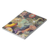 Meeresanemone Wissenschaftlicher Natur Notizblock (Rotiert)