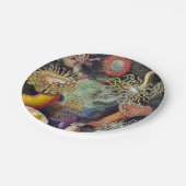 Meeresanemone Wissenschaftlicher Natur Pappteller (Schrägansicht)