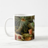 Meeresanemonen, Vintage Meerestiere Kaffeetasse (Links)