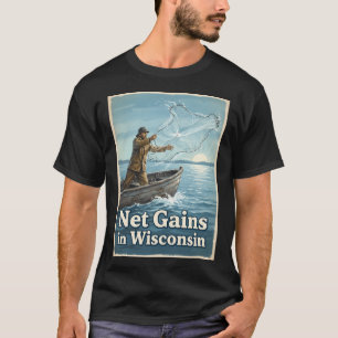 Meeresangeln Abenteuer â€“ Vintage Fischer Sonnenu T-Shirt
