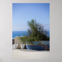 Meeresansicht durch einen Shrub blockiert