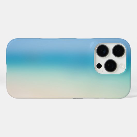 Meeresansicht Grün Case-Mate iPhone Hülle (Rückseite (Horizontal))