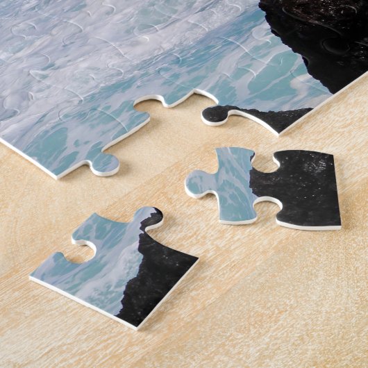 Meeresansicht mit Schrift Puzzle (Seite)