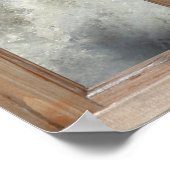 Meeresansicht von einem Fenster mit Meeresspray Poster (Ecke)