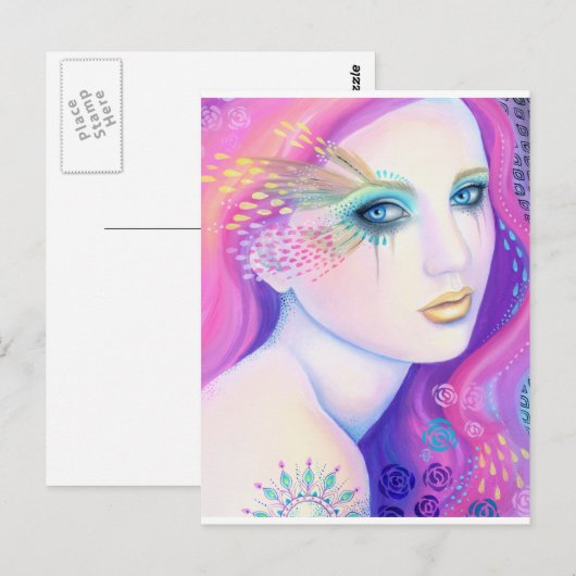 Meeresaugen Postkarte (Vorne/Hinten)