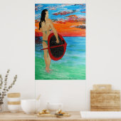 Meeresbewegung Poster (Küche)