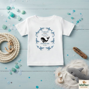 Meeresbewohner Hai 1. Geburtstag Unter dem Meer Baby T-shirt