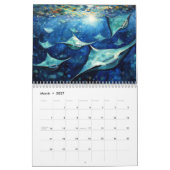 Meeresbewohner in Öl – Kalender (Mär 2027)