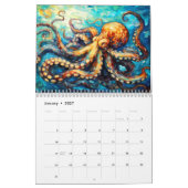 Meeresbewohner in Öl – Kalender (Jan 2027)