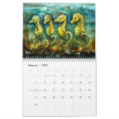 Meeresbewohner in Öl – Kalender (Feb 2027)