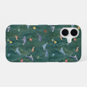 Meeresbewohner (Wal, Oktopus & Hai) iPhone 16 Hülle (Rückseite (Horizontal))