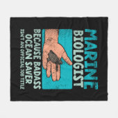 Meeresbiologe Fleecedecke (Vorderseite (Horizontal))