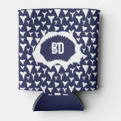 Meeresbiologe Haizähne und Kiefernknochen Dosenkühler (Vorderseite)