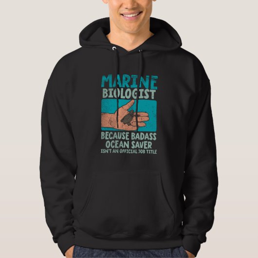 Meeresbiologe Hoodie (Vorderseite)