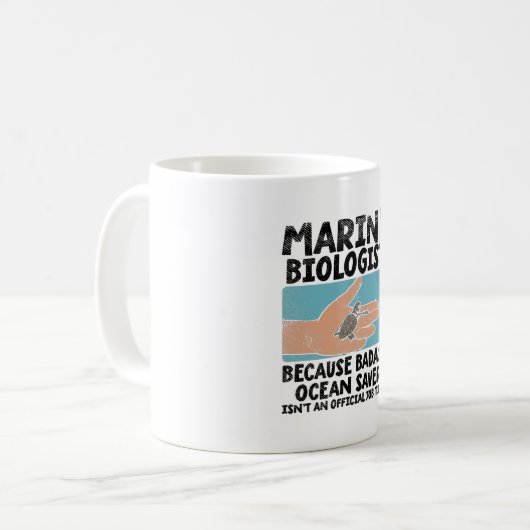 Meeresbiologe Kaffeetasse (Vorderseite Links)