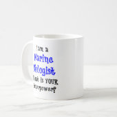 Meeresbiologe Kaffeetasse (Vorderseite Links)
