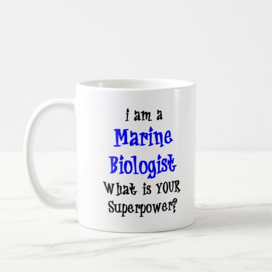 Meeresbiologe Kaffeetasse (Links)